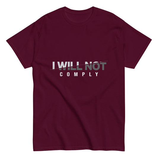 I Will Not Comply (Dark)